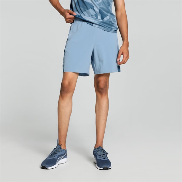 PUMA FIT 7" Men's Training Shorts, Zen Blue-Q2 print, extralarge-IND